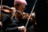 a girl with pink pixie cut playing a violin Marywood University Music, Theater and Dance Department Announces Fall 2025 Performance Season